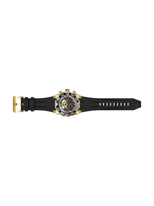 Invicta Speedway Men's Watch 50mm Chronograph Battery with Black Rubber Strap