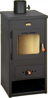 Prity K1 Optima Metallic Wood Burning Stove 9kW Black