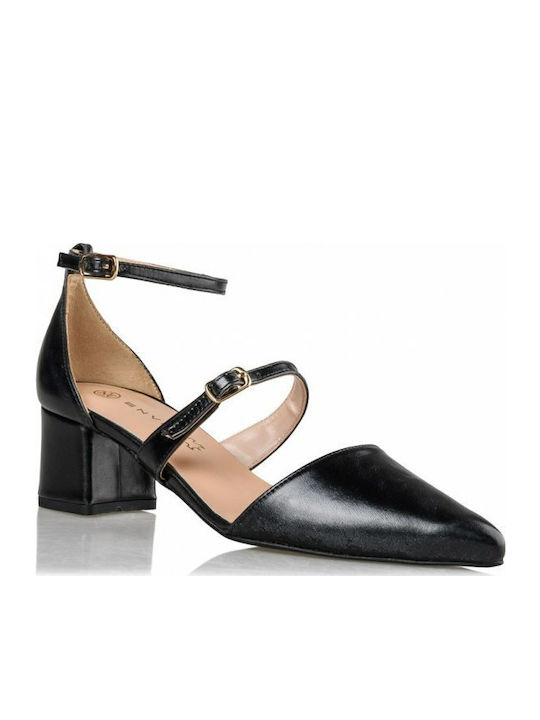 Envie Shoes Pumps mit Riemchen Schwarz