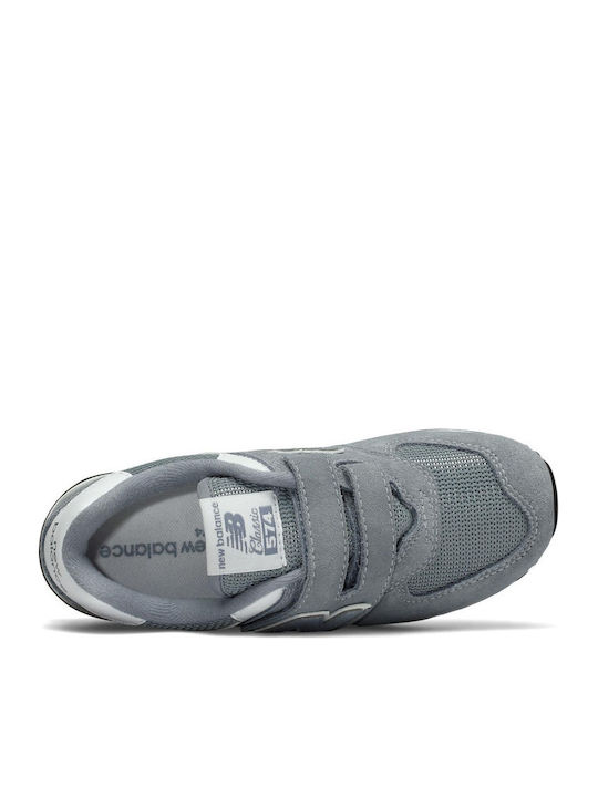 574 Kids Sneakers with Scratch Gray