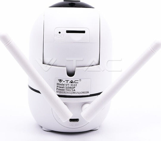V-TAC VT-5122 IP Камера за наблюдение Wi-Fi Full HD 1080p с Двупосочна Комуникация и Обектив 3.6мм