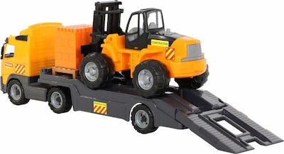 Polesie Volvo Power Truck Trailer, Fork Lift & Construction Set