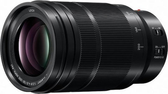 Panasonic Crop Φωτογραφικός Φακός Leica DG Vario-Elmarit 50-200mm f/2.8-4 ASPH POWER Telephoto / Tele Zoom για Micro Four Thirds (MFT) Mount Μαύρος