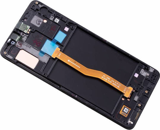 Samsung Οθόνη με Μηχανισμό Αφής και Πλαίσιο για Galaxy A9 2018 (Μαύρο)