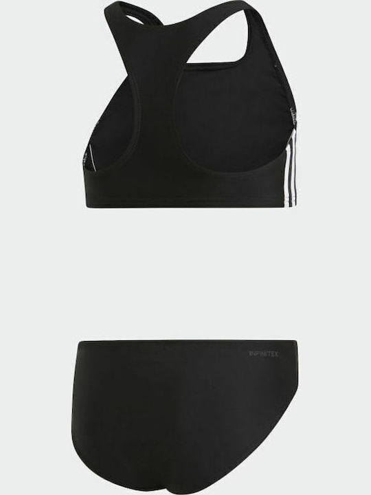 adidas 3-Stripes Παιδικό Μαγιό Μπικίνι Μαύρο