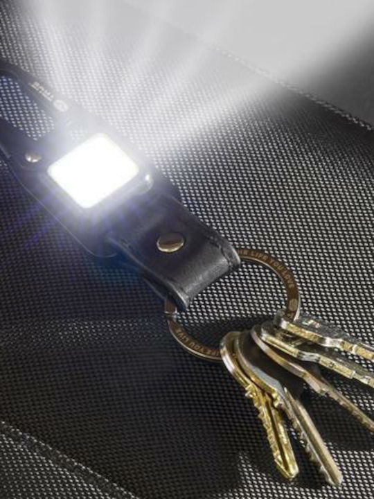 True Utility Μπρελόκ Cliplite Μεταλλικό με Led Μαύρο