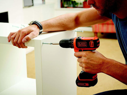 Black & Decker BDCDD12KB Δραπανοκατσάβιδο Μπαταρίας 10.8V 2x1.5Ah