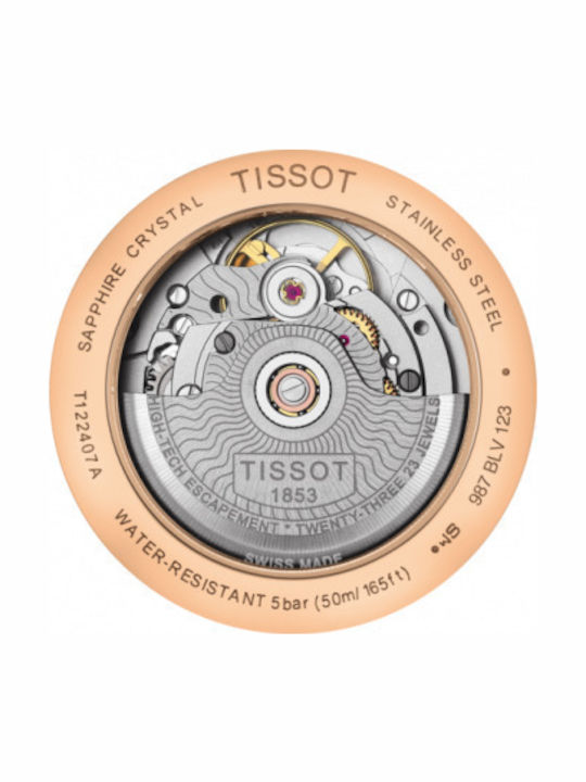 Tissot Carson Premium Powermatic 80 Men's Watch 40mm Automatic with Brown Leather Strap