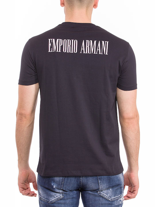 Emporio Armani Men's Short Sleeve T-shirt Navy Blue