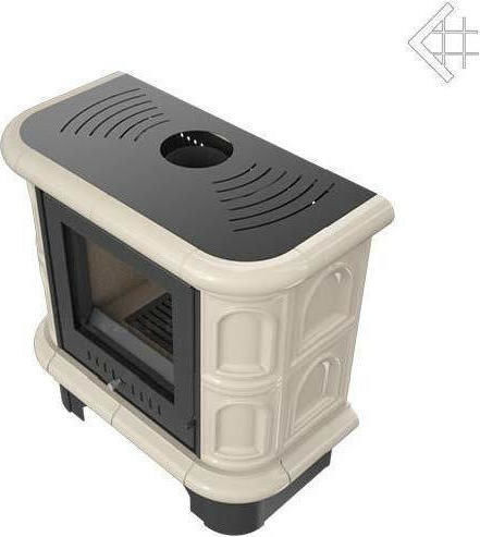 Kratki WK440 Κεραμική Ξυλόσομπα 6.5kW Μπεζ