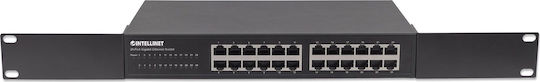 Intellinet 561273 Unmanaged L2 PoE Switch με 24 Θύρες Gigabit (1Gbps) Ethernet