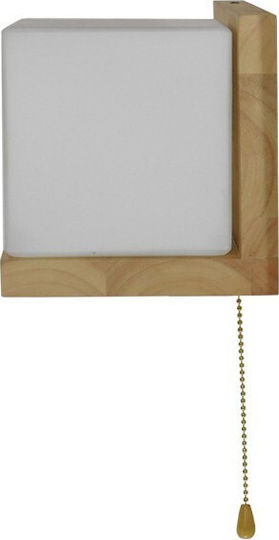 GloboStar Lămpi De Perete Modern Cu Bază De Bec E27 Alb 30x15x15cm