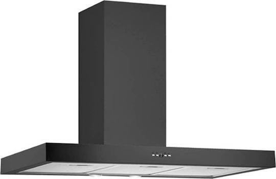 Davoline TAU HPA Chimney Vent Hood 90cm Black