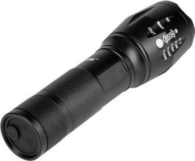 Vipow Rechargeable Flashlight LED IP20 with Maximum Brightness 500lm URZ0911