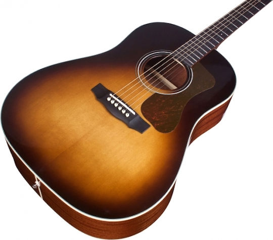 Guild Полуакустичен Акустична китара DS240 Memoir Westerly Sunburst