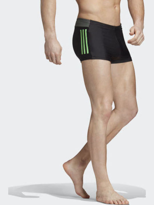 adidas 3-Stripes Colorblock Herren Badehose Shorts Schwarz