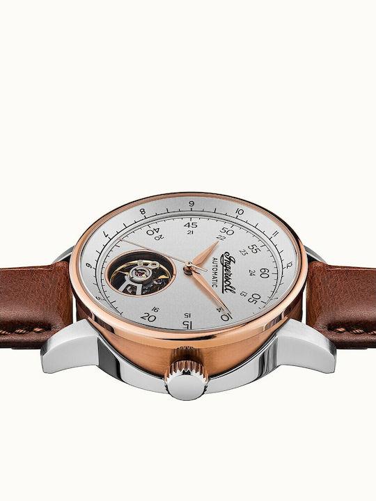Ingersoll The Miles Automatic Men's Watch 42mm Automatic with Brown Leather Strap