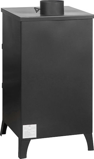 Gekas Metal MG 100 Χαλύβδινη Ξυλόσομπα 8.5kW Μαύρη