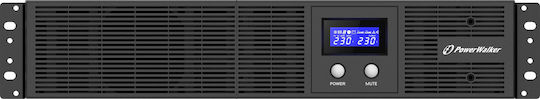 Powerwalker VI 3000 RLE UPS Line-Interactive 3000VA 1800W με 8 IEC Πρίζες