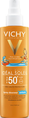 Vichy Ideal Soleil Baby Sonnencreme Spray für Gesicht & Körper SPF50 200ml