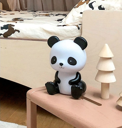 A Little Lovely Company Led Kids Decorative Lamp Panda White 12x13x13εκ.