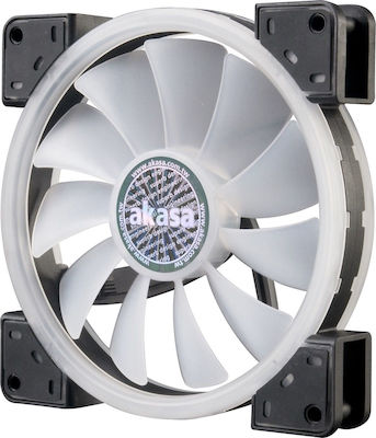 Akasa Vegas TLX Ventilator Carcasă 120mm cu Iluminare RGB și Conexiune 3-Pin 1buc