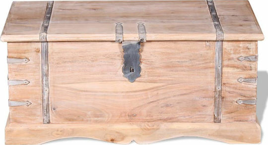 vidaXL Trunchi decorativ Lemn 90x40x40buc vidaXL Trunchi decorativ Lemn 90x40x40buc