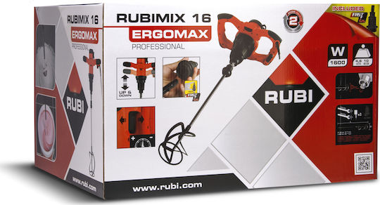 Rubi Rubimix-16 Ergomax Colour Mixer with Mixing Attachment