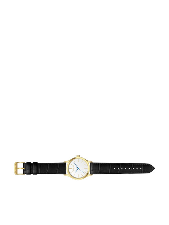 Invicta Vintage Men's Watch 43mm Battery with Black Leather Strap