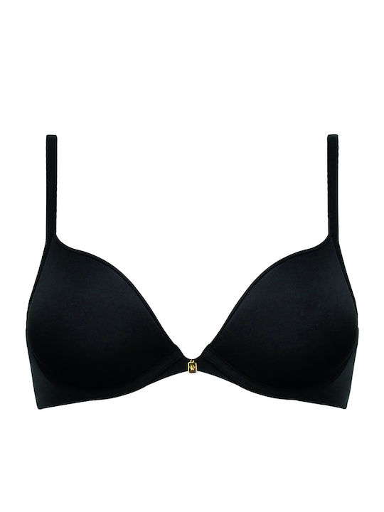 Body Make Up Essentials WHU Push Up Bra Underwire Black