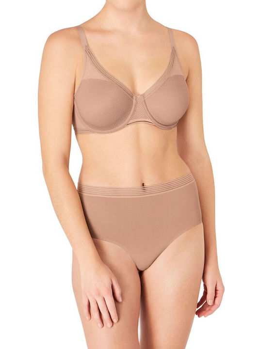 Infinite Sensation Μπεζ Minimizer Σουτιέν χωρίς Ενίσχυση με Μπανέλες