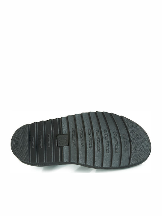 Blaire Δερμάτινα Γυναικεία Σανδάλια Flatforms Μαύρα