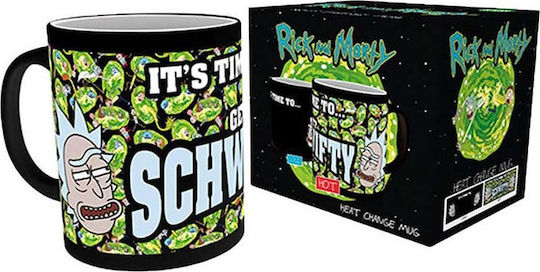 GB eye Rick And Morty - Heat Change Get Schwifty Mug Heat Change Mug Ceramic Multicolored 300ml