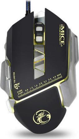 iMice V9 RGB Gaming Mouse 3200 DPI Negru