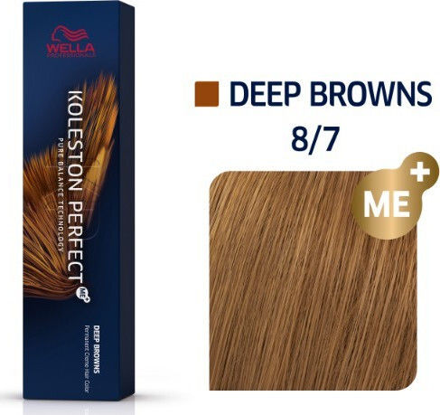 Wella Koleston Perfect Me+ Vopsea De Păr 8/7 Blond Deschis Maro 60ml