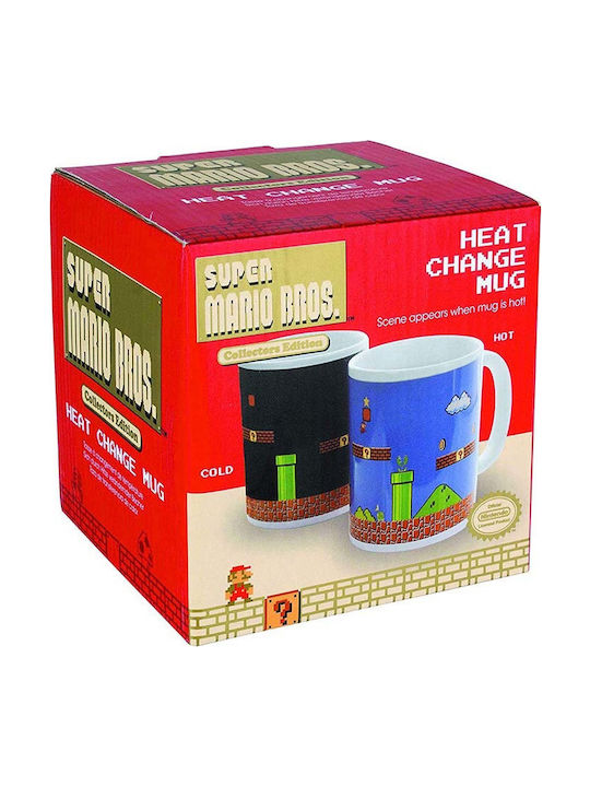 Paladone Nintendo Super Mario Bros. Heat Change Mug Heat Change Mug Ceramic Multicolored 300ml
