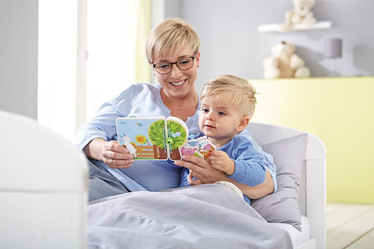 Haba Activity Book Baby Book Farm Friends made of Wood for 0++ Months
