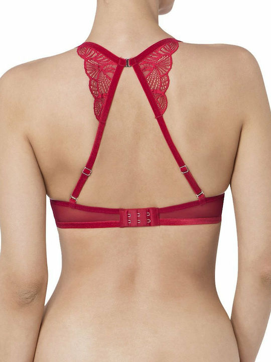 Triumph Velvet Spotlight WHP Bra with Light Padding Red