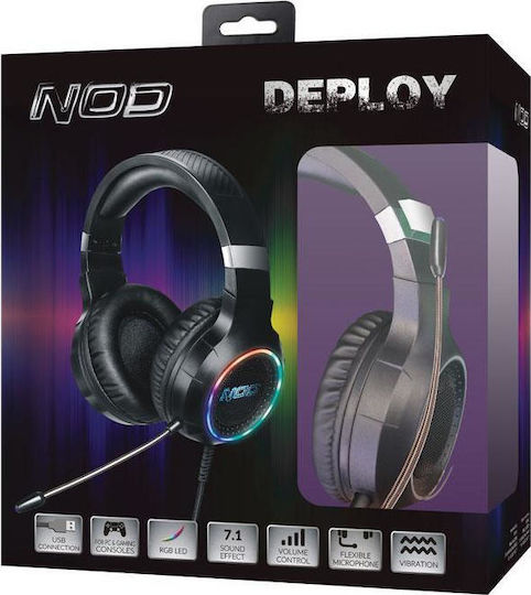NOD Deploy Over Ear Gaming Headset με σύνδεση USB