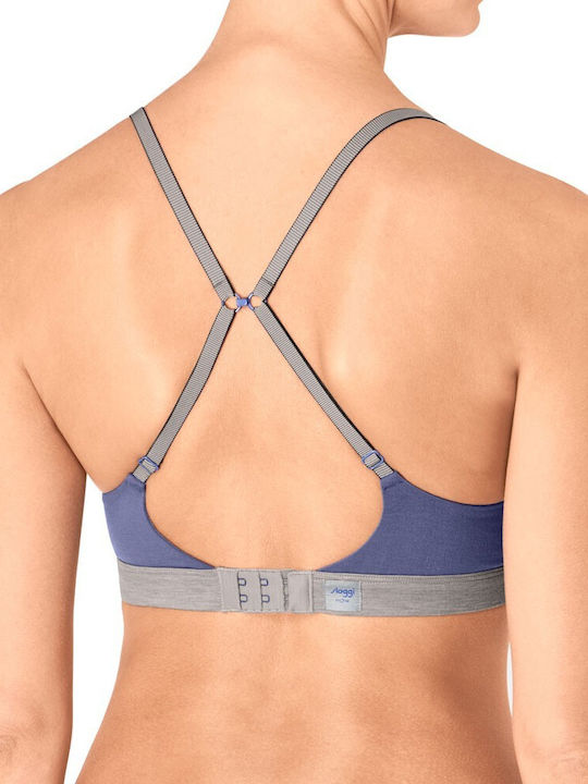 Move Flow WHP Bra with Light Padding Blue