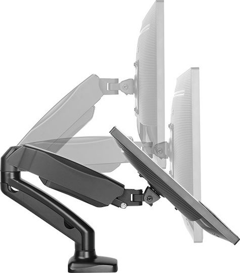 Icy Box Βάση Γραφείου Οθόνης έως 27" με Βραχίονα (IB-MS303-T)