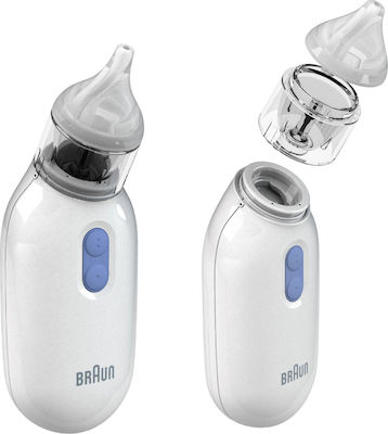 Braun Nasal Aspirator BNA 100 Ηλεκτρικός Ρινικός Αποφρακτήρας για Βρέφη