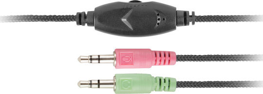 Natec Canary On Ear Multimedia Ακουστικά με μικροφωνο και σύνδεση 3.5mm Jack