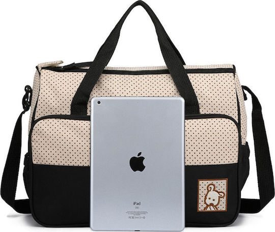 Miss Lulu Shoulder/Hand Diaper Bag Diaper Bag Black