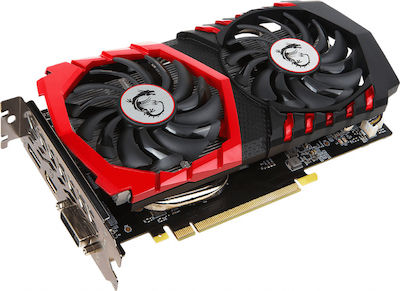 MSI GeForce GTX 1050 Ti 4GB GDDR5 Gaming X Κάρτα Γραφικών PCI-E x16 3.0 με HDMI και DisplayPort