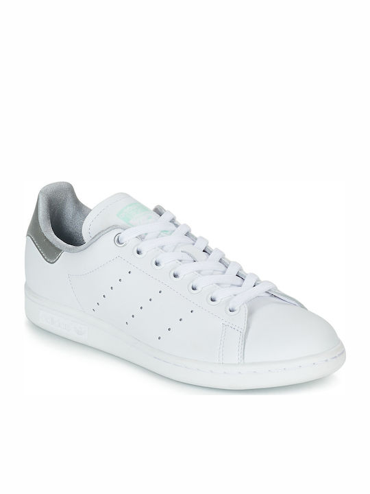 Adidas Stan Smith Γυναικεία Sneakers White / Silver Met. / Clear Mint