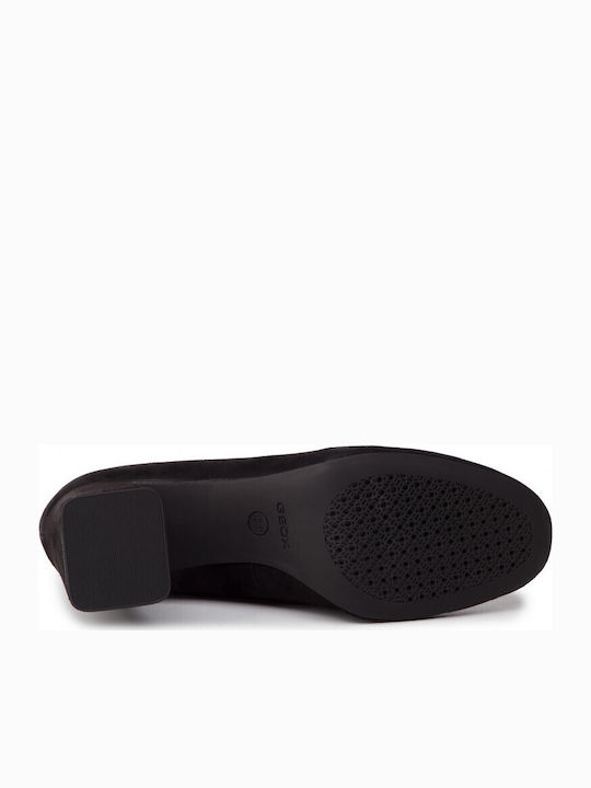 Anatomic Suede Black Heels D Seylise H. A