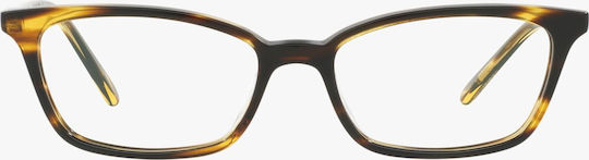 Oliver Peoples Scarla Κοκκάλινος Σκελετός Γυαλιών Καφέ Ταρταρούγα OV5334U 1003