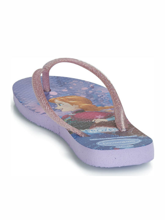 Kids' Flip Flops Frozen Lilac Kids Slim Frozen