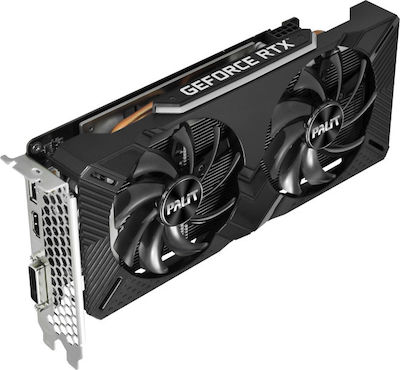 Palit GeForce RTX 2060 6GB GDDR6 Dual Κάρτα Γραφικών PCI-E x16 3.0 με HDMI και DisplayPort